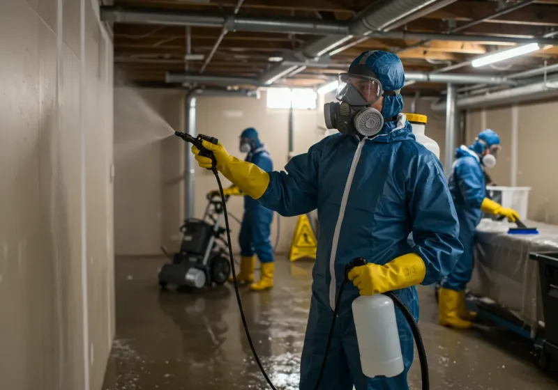 Basement Sanitization and Antimicrobial Treatment process in Pemiscot County, MO